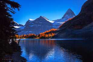 Mt. Assiniboine above Sunburst Lake-1285